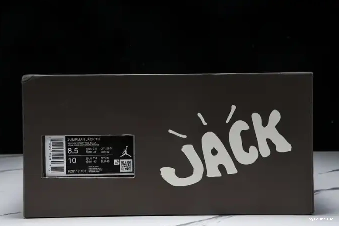 HYPE Jack TR Scott x FZ8117-101 Red Jordan Travis Jumpman University 0530